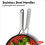 OXO OXO Επαγγελματικό Τηγάνι 8", Ανθρακούχο Κεραμικό Αντικολλητικό PFAS-Free 3