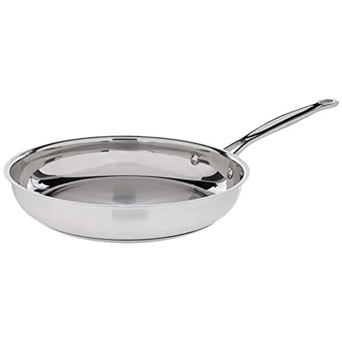Cuisinart Coleo de panelas clssicas de ao inoxidvel do Chef de frigideira aberta de 10 polegadas Cuisinart 722-24