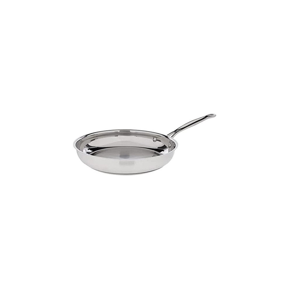 Cuisinart 722-24 10-Inch Chef's-Classic-Stainless-Cookware-Collection, Stainless Steel, Open Skillet