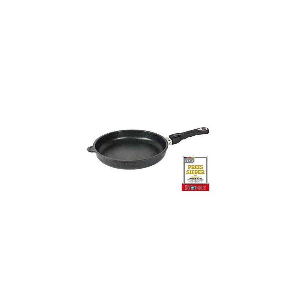 Amt Gastroguss Amt I-528-Z20 Induction Pan 28 Cm With Removable, Aluminium, Black