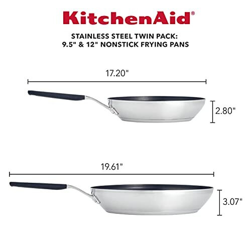 KitchenAid Ensemble de friture en acier inoxydable Kitchenaid 1