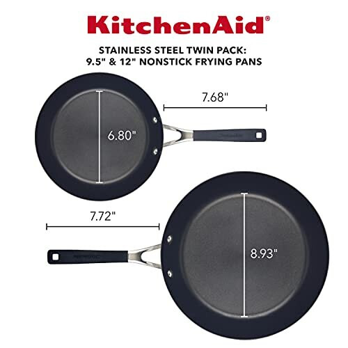 KitchenAid Ensemble de friture en acier inoxydable Kitchenaid 2