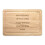 Personalised Custom Any Message Text Name Rectangular Wooden Chopping Cheese Board 1