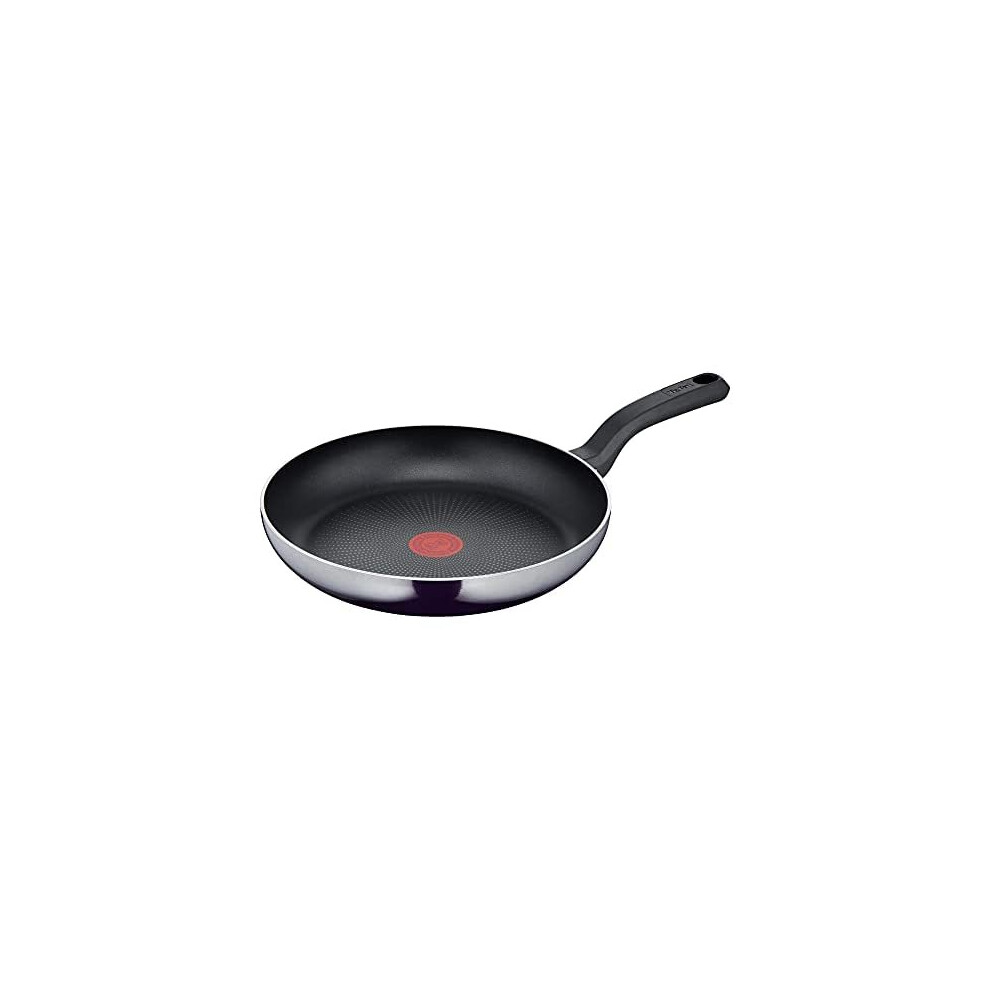 Tefal D52606 Resist Frying Pan 28 cm Safe Titanium Non-Stick Coating Thermo-Signal Temperature Indicator Easy Cleaning Flame Protect Technology Black - Image 2