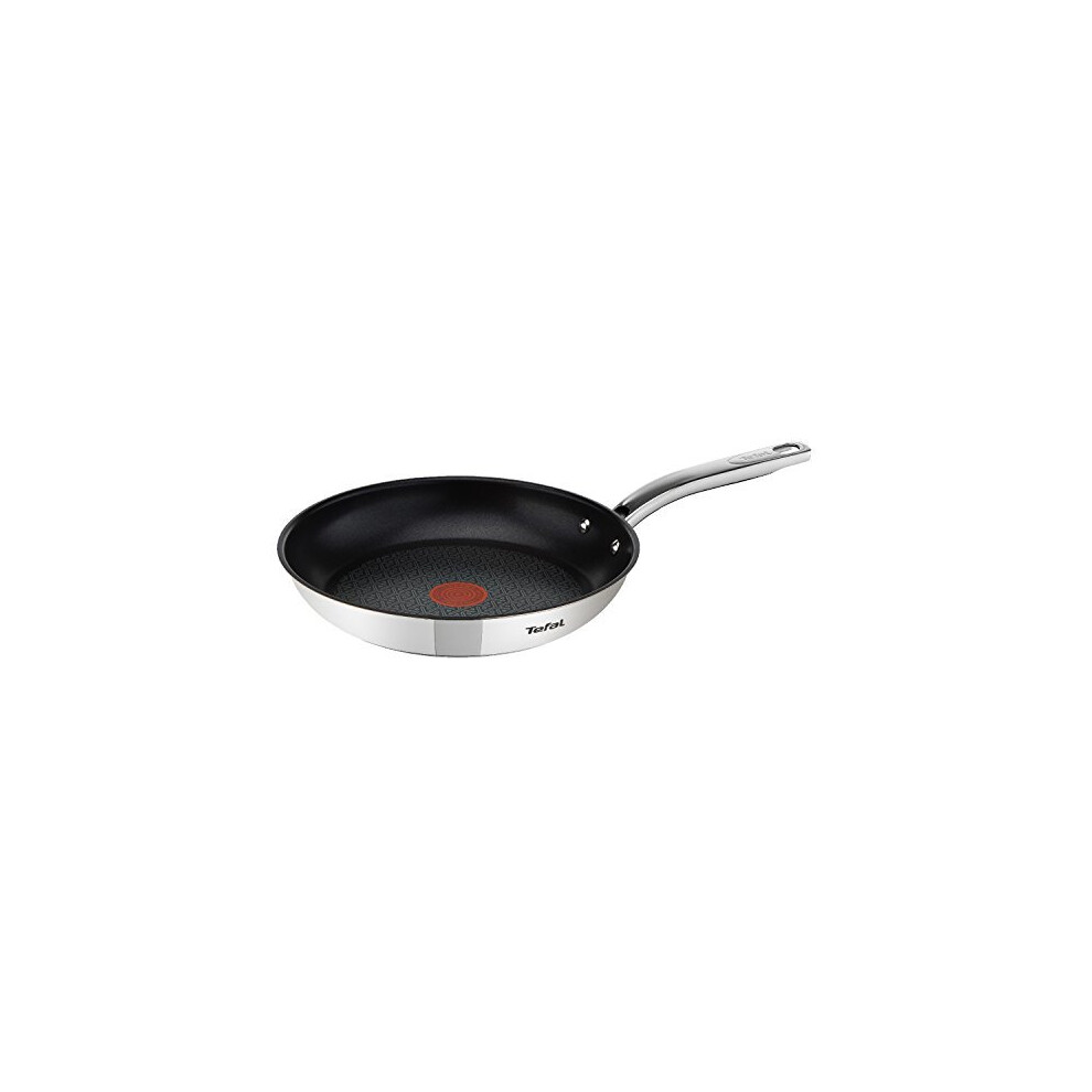 Tefal A7030615-Frying Pan A7030615 Intuition, Stainless Steel, Silver, 28 cm