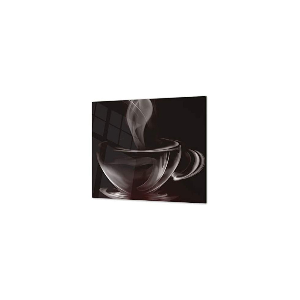 Kitchen Board & Induction Cooktop Cover  Glass Pastry Board; Measures: Single: 23,62 x 20,47; Double: 2X 11,81 x 20,47; D05 Coffee Series:-image-OPC-P9G6GPT-NEW