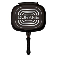 Durane Die-Cast Magic Pan 32cm Double Sided Multifunction Pan (Black)