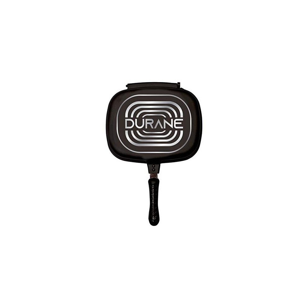 Durane Die-Cast Magic Pan 32cm Double Sided Multifunction Pan (Black)