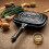 SQ Professional Durane Die-Cast Magic Pan 32cm Double Sided Multifunction Pan (Black) 2