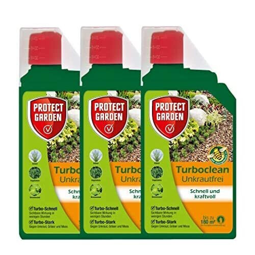 PROTECT GARDEN Turboclean Weed Control Concentrate Weed Killer 3 Litres
