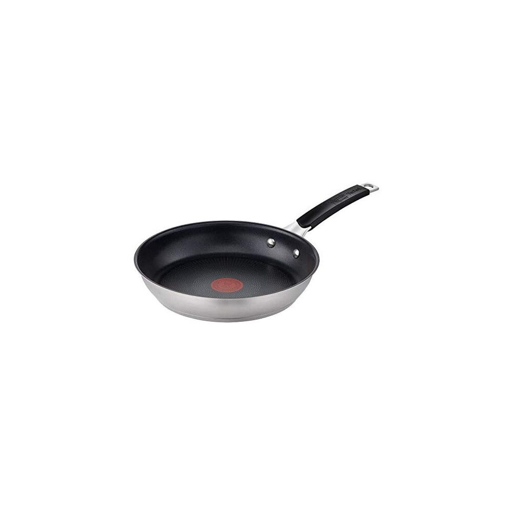 Tefal Jamie Oliver E51206 Frying Pan 28 cm, Non-Stick Coating, Safe Thermal Signal Riveted Handle, Suitable for Induction Hob, Healthy Cooki