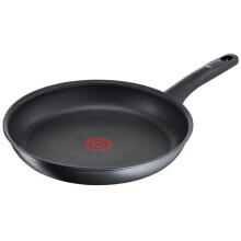 Tefal G12404 Titanium Fusion Frying Pan 24 cm (Titanium Excellence Non-Stick Coating, Thermo-Spot, Hard Fusion Outer Layer, for All Cookers