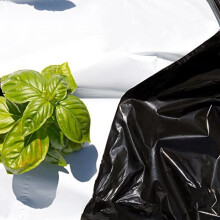 Tenax Canvas Mulch Mat Cover 1000 x 0.04 x 140 cm White/Black 1 a150331