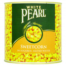 White Pearl Sweetcorn in Sugared, Salted Water 2.12kg (Pack of 1)