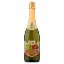 White Pearl White Grape & Peach Non-Alcoholic Sparkling Juice Drink 750ml (Pack of 6)