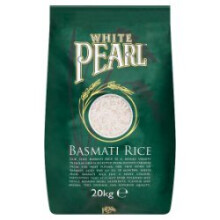 White Pearl Basmati Rice 20kg (Pack of 1)