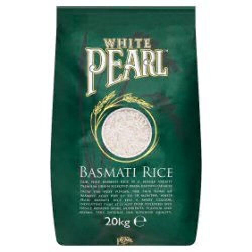 White Pearl Basmati Rice 20kg (Pack of 1)