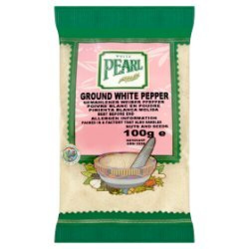 White Pearl Ground White Pepper 100g  (Pack of 10)