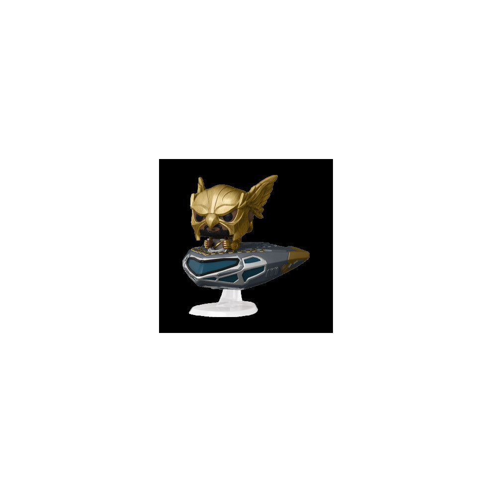 Funko Pop! Ride Supdlx Adam Hawkman In Cruiser Black