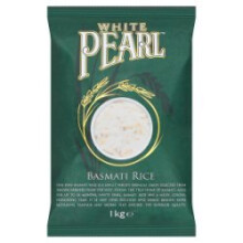 White Pearl Basmati Rice 1kg (Pack of 10)
