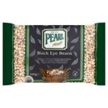 White Pearl Black Eye Beans 500g (Pack of 10)