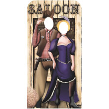 Star Cutouts Cut Out of Wild West Stand-in