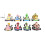 8pcs Super Mario Kart Pull Back Car Princess Luigi Bowser Σχήμα Παιδικά παιχνίδια 4