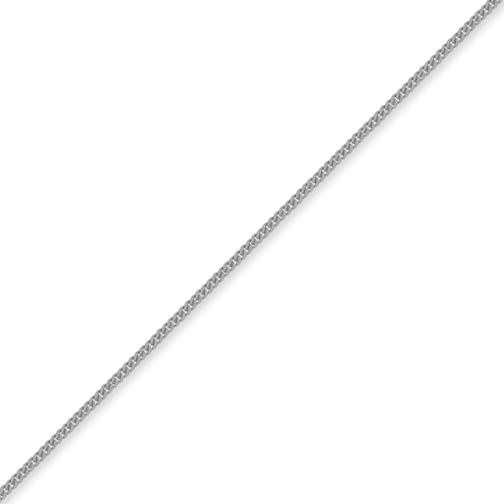 (24) Jewelco London Sterling Silver 2.2mm Gauge pendant Curb Chain - ACN003C