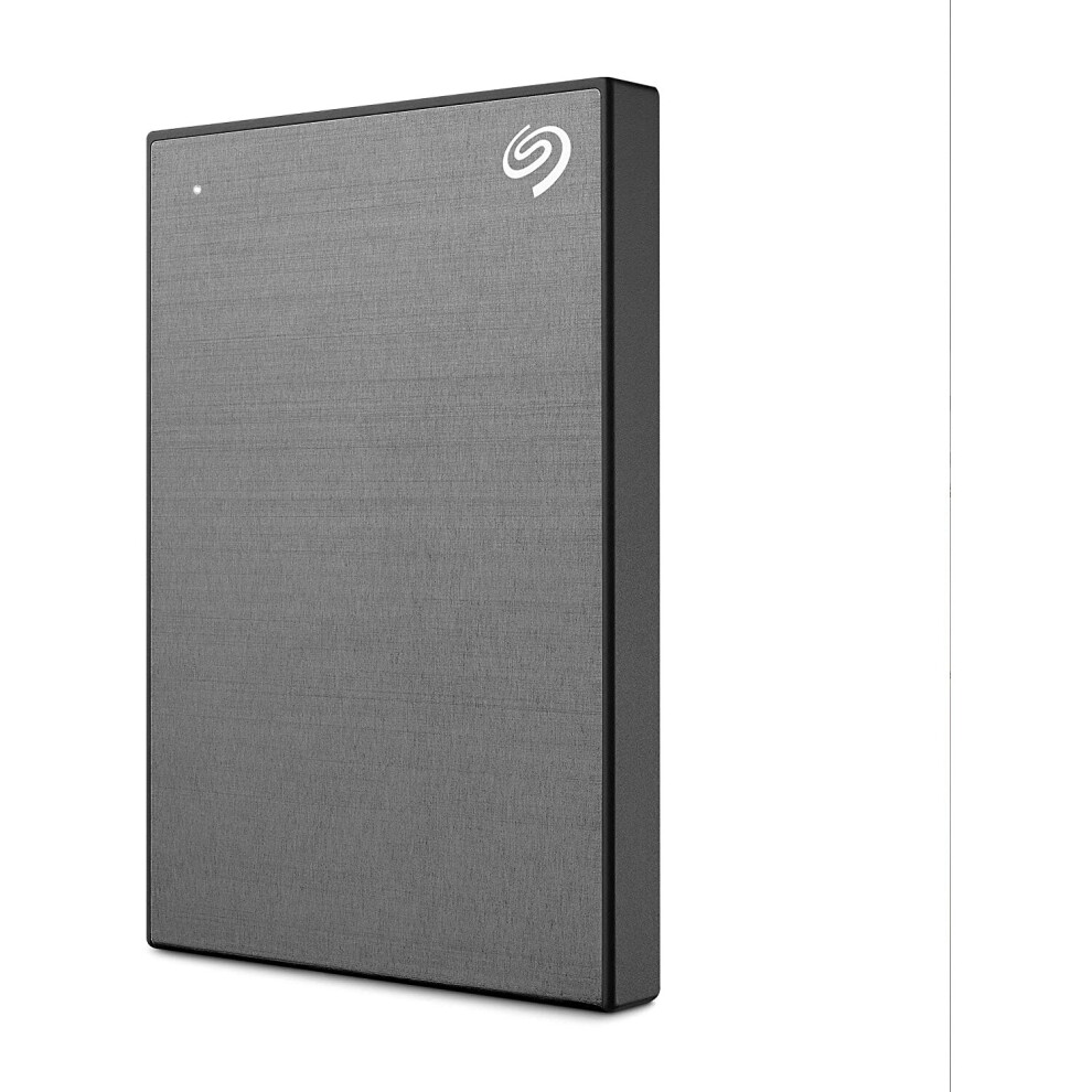 Seagate One Touch, Portable External Hard Drive, 2 TB, PC Notebook and Mac USB 3.0, Space Grey, 1 yr MylioCreate, 4 mo Adobe...