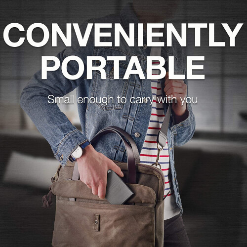 Seagate Seagate One Touch, Portable External Hard Drive, 2 TB, PC Notebook and Mac USB 3.0, Space Grey, 1 yr MylioCreate, 4 mo Adobe... 2