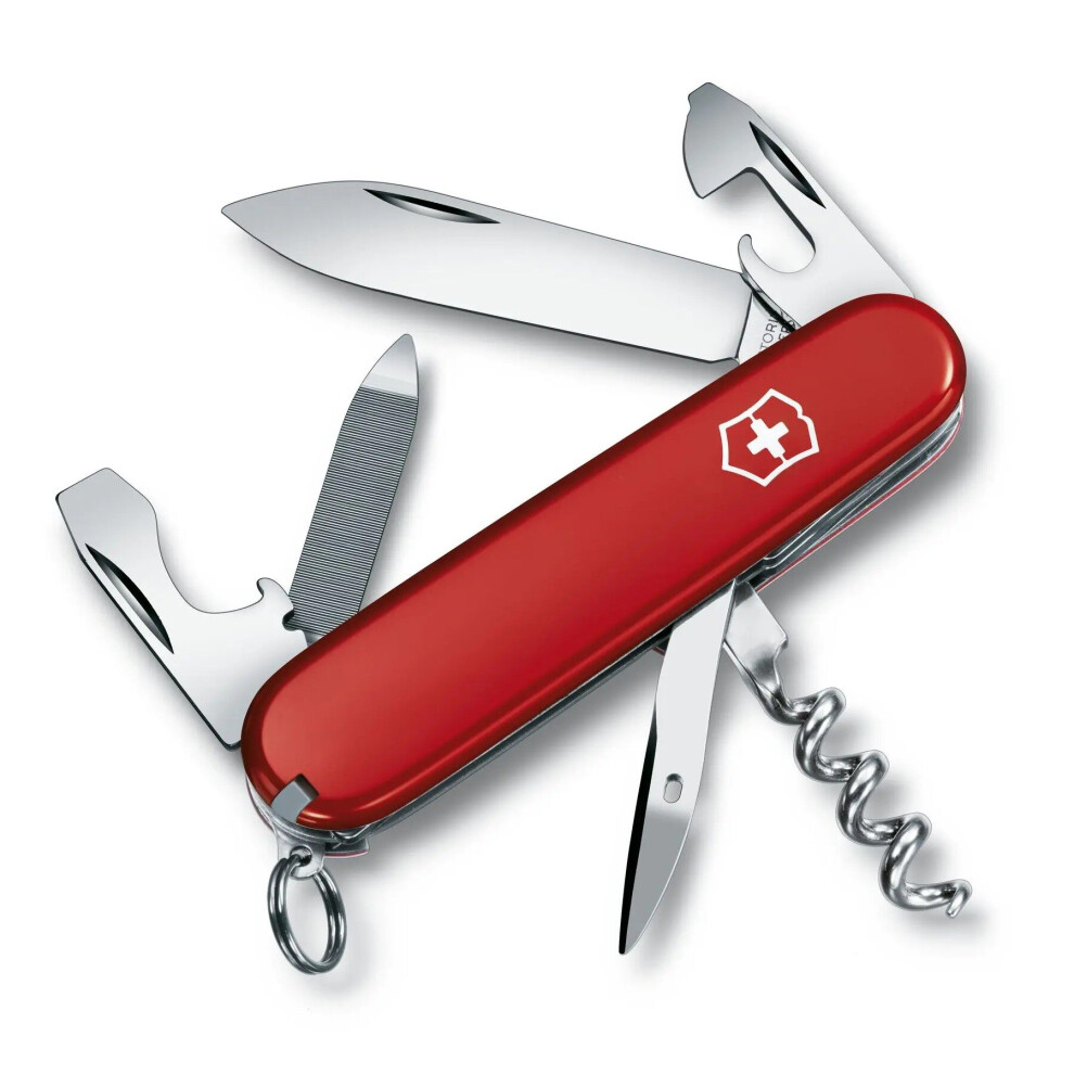 Victorinox SPORTSMAN Swiss army knife with keyring - 13 functions Genuine Swiss