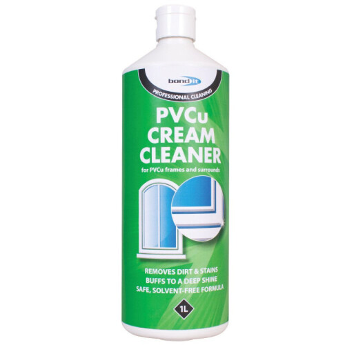 Bond It PVCu Cream Cleaner Window Door Frames Restorer Conservatory