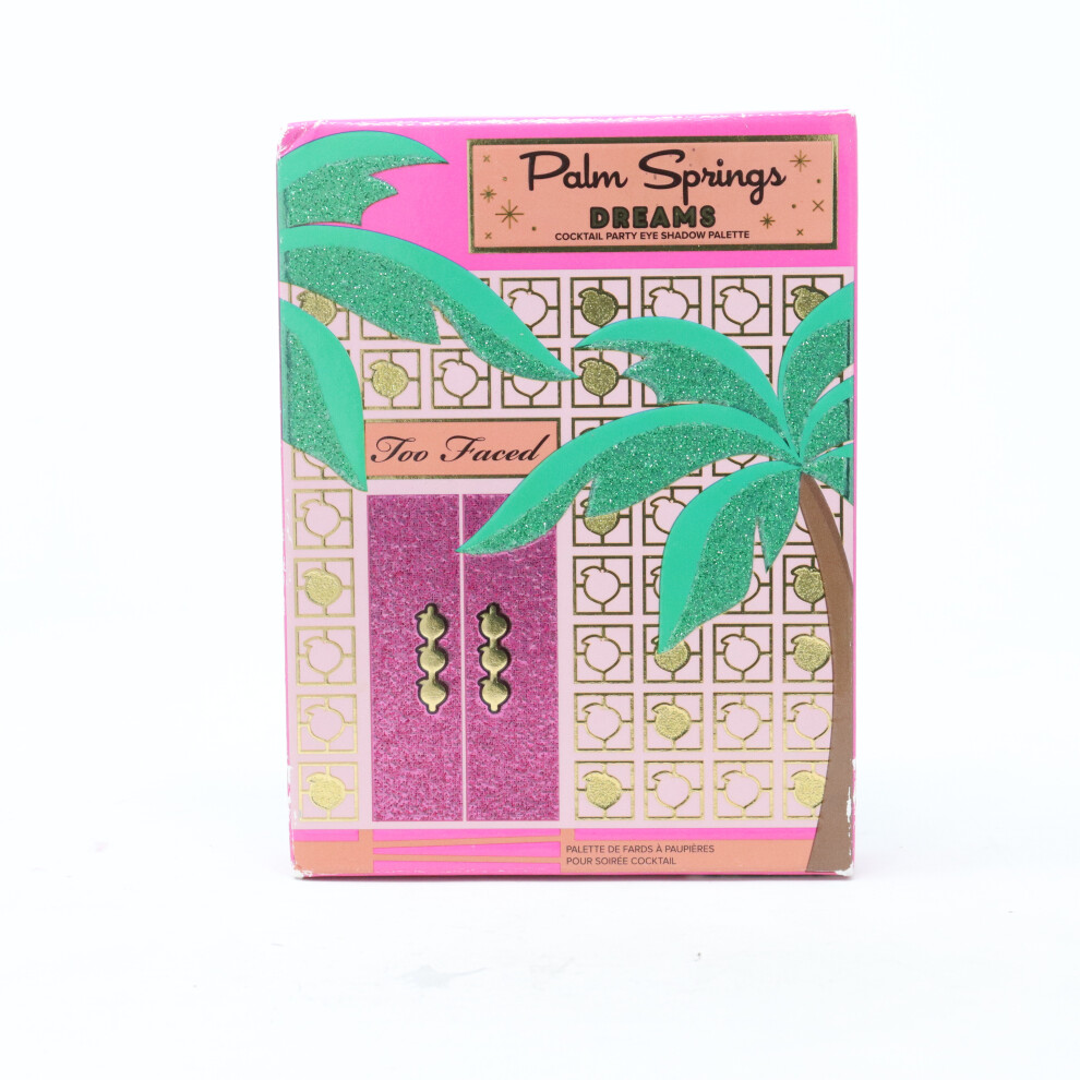 Too Faced Palm Springs Dreams Cocktail Party Eye Shadow Palette  / New With Box