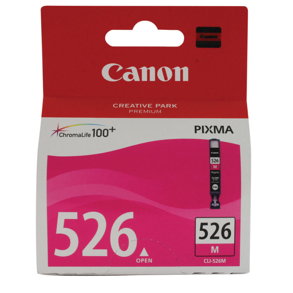 Canon CLI-526M Magenta Inkjet Cartridge Capacity: 495 pages 4542B001 CO67004
