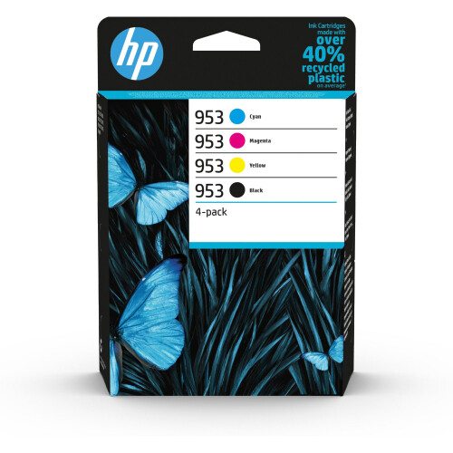 HP 953 CMYK Original Ink Cartridges - Genuine HP Color Ink Set