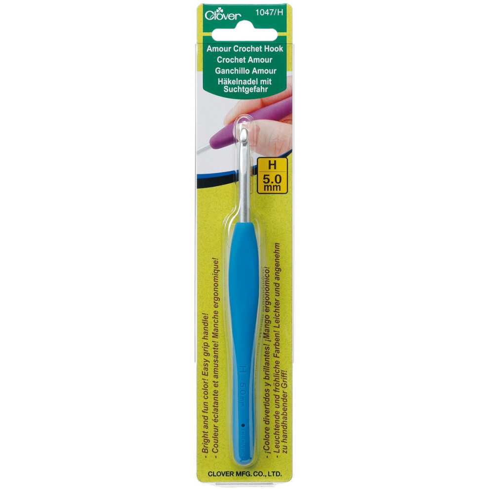 Clover Amour Crochet Hook-Size H8/5mm -1047/H