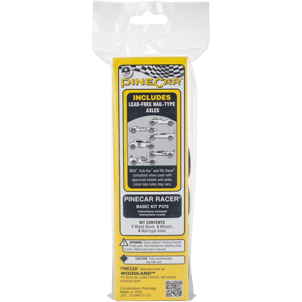 Pine Car Derby Car Kit-Basic -P370-image-OPC-P9G7Y9J-NEW