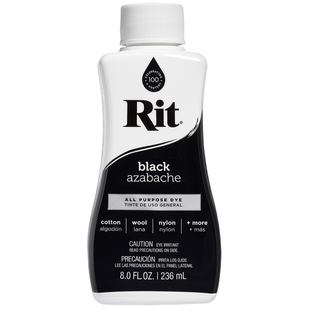 Rit Dye Liquid 8oz-Black -8-15