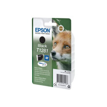 Epson T1281 M size black original ink cartridge C13T12814012