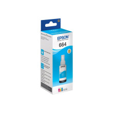 Epson T6642 cyan original ink refill C13T664240