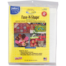 Pellon Fuse-N-Shape Mediumweight Fusible Interfacing-White 15"X36" -721PKG