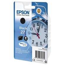 Epson Ink Cartridges, DURABrite" Ultra, 27, Alarm clock, Singlepack, 1 x 6.2 ml Black