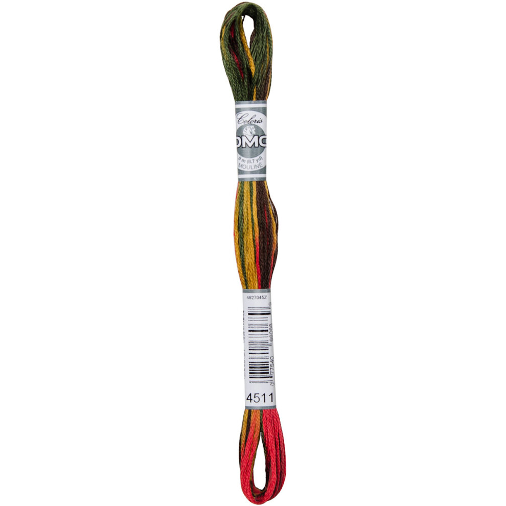 DMC Coloris 6-Strand Embroidery Cotton Floss 8.7yd-Indian Summer -517-4511