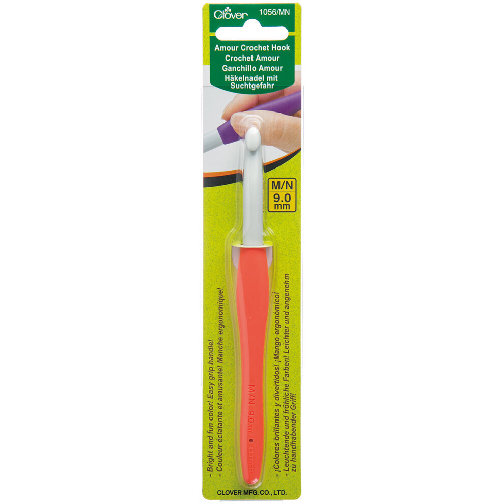 Clover Amour Crochet Hook-Size M/N/9mm -1056MN