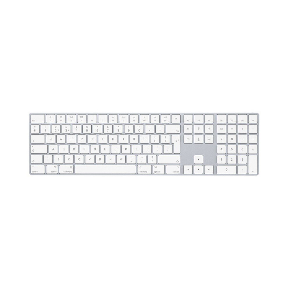 Apple Magic Keyboard with Numeric Keypad - Keyboard - Bluetooth - QWERTY - UK - silver - for 10.2-inch iPad, 10.5-inch i
