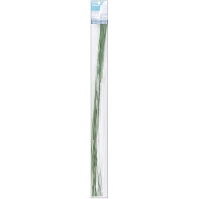 Cloth Covered Stem Wire 22 Gauge 18" 20/Pkg-Green -582218