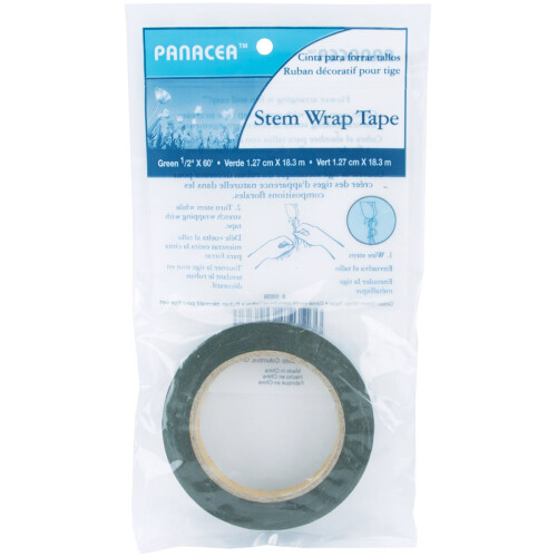 Stem Wrap Tape .5"X60'-Green -60036SWT