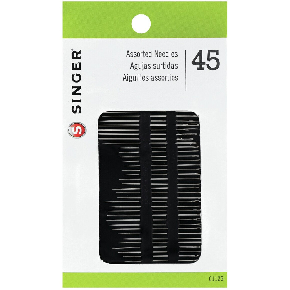 Singer Hand Needles-Assorted 45/Pkg -01125
