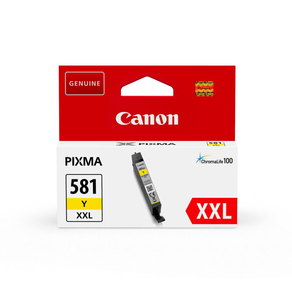 Canon CLI-581XXL Yellow Ink Cartridge 1997C001 CO08695