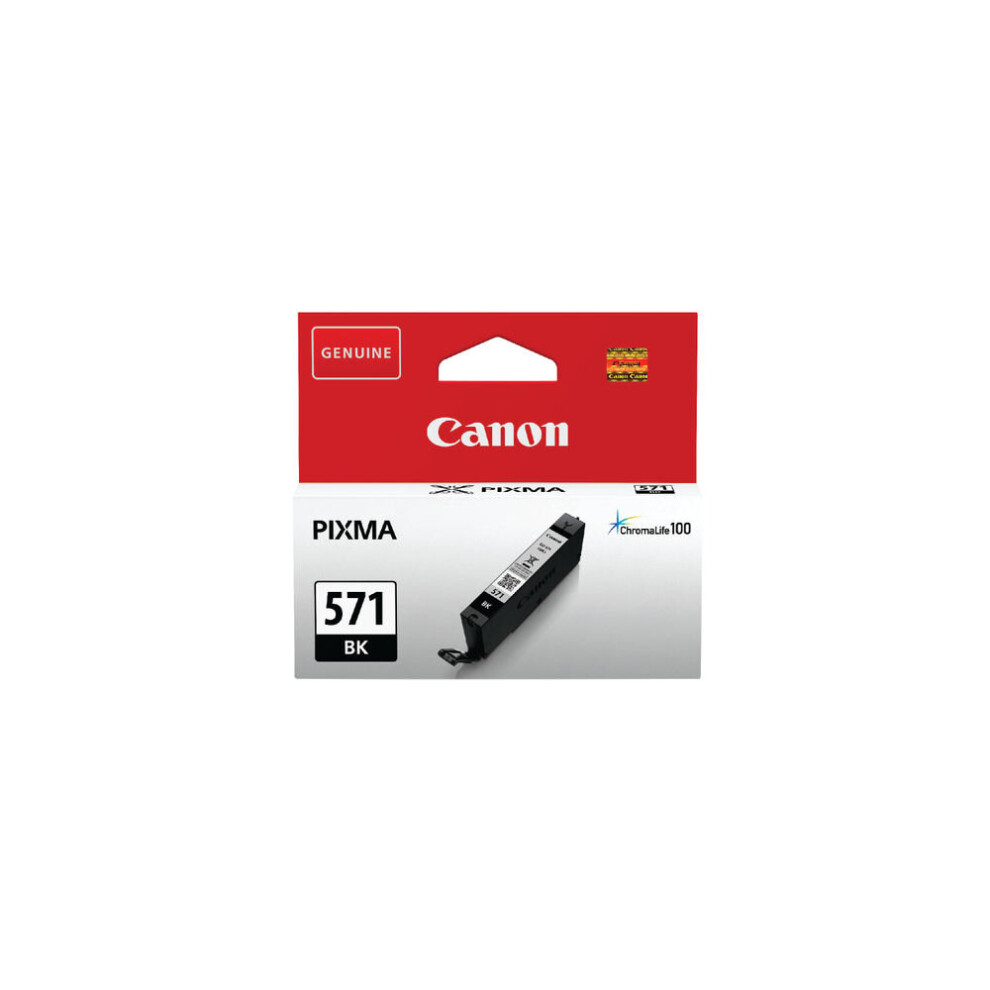 Canon CLI-571BK Black Ink Cartridge 0385C001 CO03293